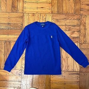Polo by Ralph Lauren Kids' Royal Blue Long Sleeve Tee